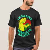 Legalize Marriage Iguana T-shirt (Voorkant)