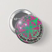 Legalize Medicinal Psychedelics Button (Voorkant /achterkant)