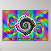 Legalize Medicinal Psychedelics Print (Voorkant)