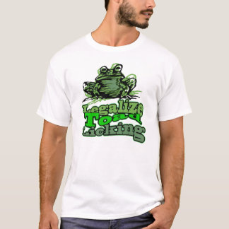 Legalize Toad Licking T-shirt