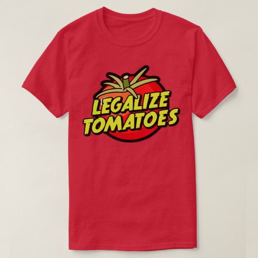 Legalize Tomaten Tomato T-shirt (Design voorkant)