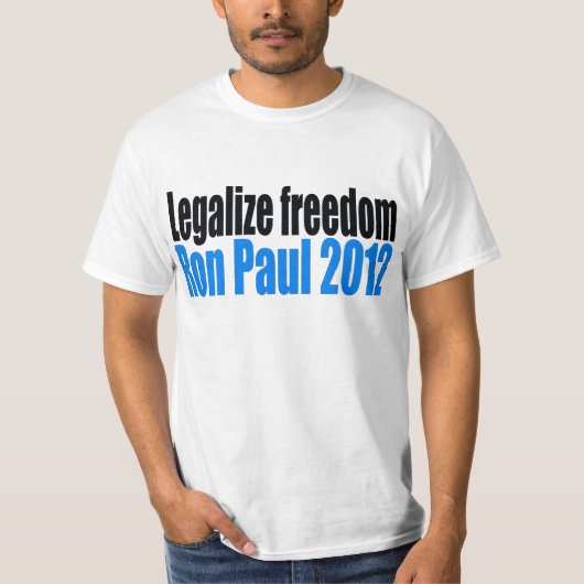 LegalizeFreedomRonPaul T-shirt (Voorkant)