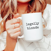 Legally Blonde Lawyer Mug Funny Gift for Attorneys Koffiemok
