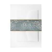  legance Wedding Toile Noite Belly Band