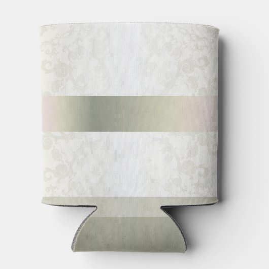  legant, chic, kant, meisje Silhouette Blikjeskoeler (Achterkant)