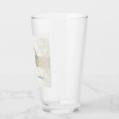  legant, chic, kant, meisje Silhouette Glas (Links)