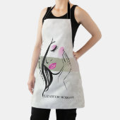  legant, chic, kant, meisje Silhouette Schort (Insitu)