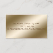  legant, chic, kant visitekaartje (Achterkant)