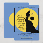  legant heks Victoriaans halloween Partij Kaart (Voorkant / Achterkant)