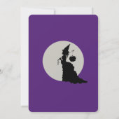  legant heks Victoriaans halloween Partij Kaart (Achterkant)