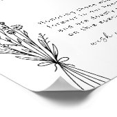 Legant in het liefhebben van het huwelijksbord poster (Hoek)