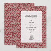  legant Indiaas huwelijk Kaart (Voorkant / Achterkant)