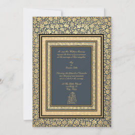  legant Indian Mughal Wedding Kaart