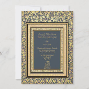  legant Indian Mughal Wedding Kaart