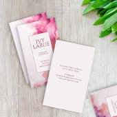 Legant Pink Marble Therapist Visitekaartje
