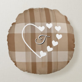 legant Plaid Herfst Thanksgiving Rond Kussen