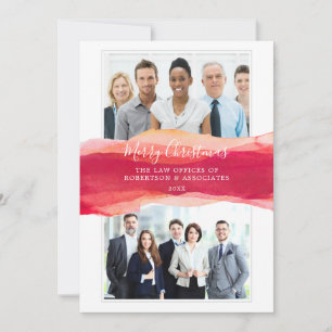 legant Waterverf Merry kerst Corporate Aankondiging