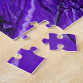  legante dame in blauw Violet Dress Legpuzzel (Zijkant)