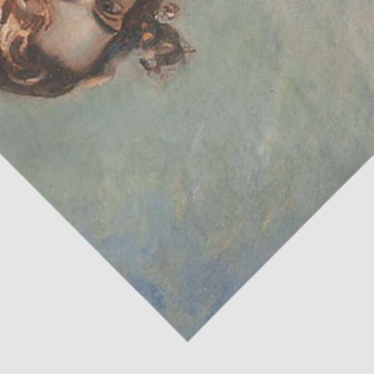 legante dame met een blote ontkoppeling tissuepapier (Detail)