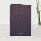 Legante foto van het afstuderen bedankkaart (Achterkant)