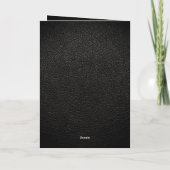 Legante foto van het afstuderen bedankkaart (Achterkant)