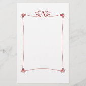  legante rand met monogram briefpapier (Voorkant)
