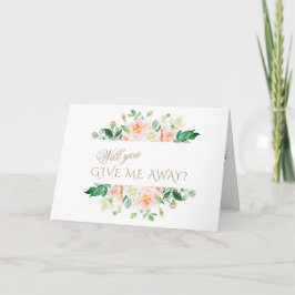 Legante roze blush White Flowers Weddenschap