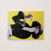  legante vrouw Drink middag Tea Party Legpuzzel (Horizontaal)