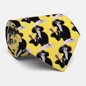  legante vrouw Drink middag Tea Party Stropdas (Opgerold)