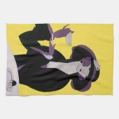  legante vrouw Drink middag Tea Party Theedoek (Horizontaal)