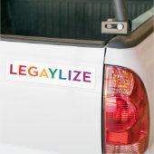 Legaylize (steun voor gelijkheid tussen homohuweli bumpersticker (Op Truck)
