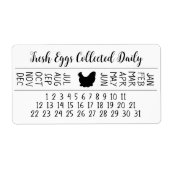 Legdatum Label (Voorkant)