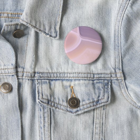 Lege aangepaste afbeelding met roze Paarse afbeeld Ronde Button 5,7 Cm (In situ)