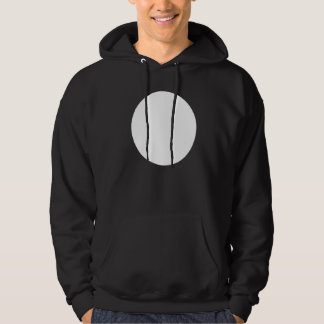 Lege Abstracte gedrukte witte cirkelgrafiek Hoodie