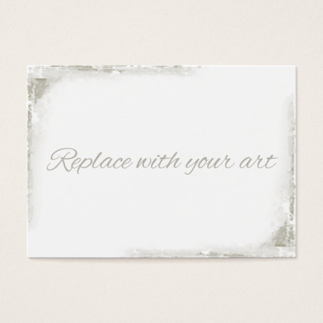 Lege ACEO Artist Trading Card Grunge Hoeken3 Visitekaartjes (Voorkant)