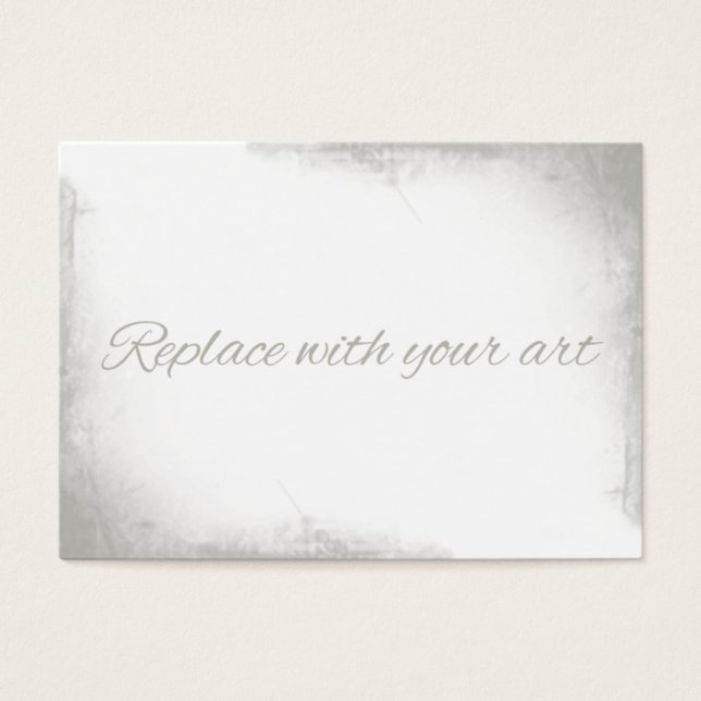 Lege ACEO Artist Trading Card Grunge Hoeken5 Visitekaartje (Voorkant)