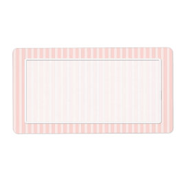 Lege Baby roze gestreepte verzendlabels Etiket