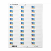 Lege badmeester etiket (Full Sheet)