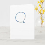 lege ballon kaart (Gele Bloem)