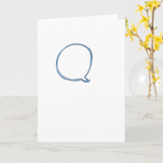 lege ballon kaart (Gele Bloem)