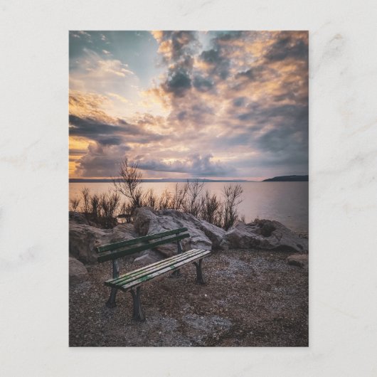 Lege bank briefkaart (Voorkant)