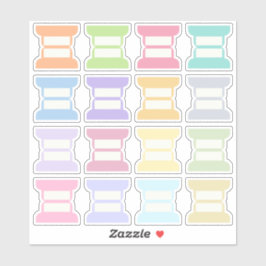 Lege Beschrijfbare Index Tabs Journaal Scheiding V Sticker