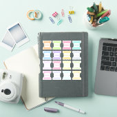 Lege Beschrijfbare Index Tabs Journaal Scheiding V Sticker (iPad Cover)