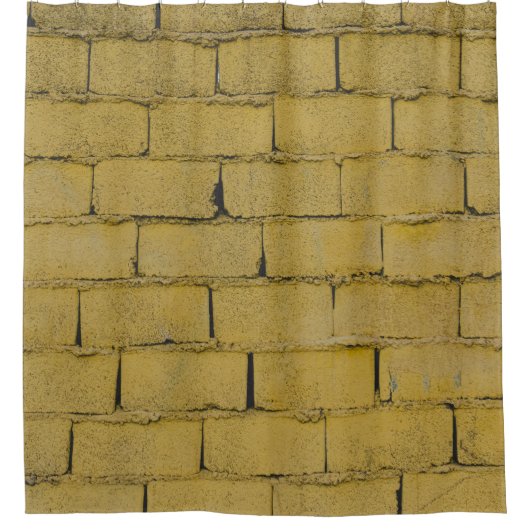Lege betonnen muur douchegordijn (Voorkant)