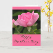 Lege binnenkant - Happy Moederdag Kaart (Gele Bloem)