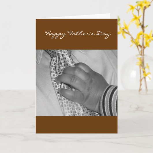 Lege binnenkant - Happy Vaderdag Kaart (Gele Bloem)