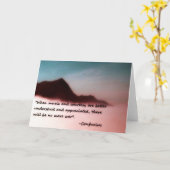 Lege binnenkant wenskaart met prijsopgave kaart (Gele Bloem)