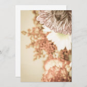 Lege bloemen uitnodiging (Voorkant / Achterkant)