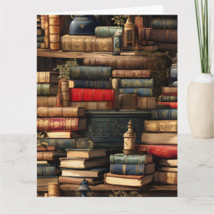 Lege boeken in de bibliotheek kaart