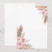 Lege Boho Kaart (Voorkant / Achterkant)